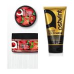 Ostwint Peeling Gel 300 ml Strawberry Scrub & Ostwint Soyulabilir Altın Maske 150 ml