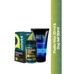 Ostwint Powder Wax No 01 (Yeşil) + Just For Men Duş Jeli 150 ml