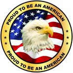 OTA STICKER Bir Amerikan Kartalı Olmaktan Gurur Amerika Birleşik Devletleri ABD Araba Pencere Kamyon Motosiklet Chopper Van SUV PPV Karalama Defteri Cep Telefonu CASING Laptop Kapı Kask Bagaj için Su