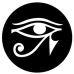 OTA STICKER VN Sticker Tampon Vinil Sembolü Horus Gözü İşareti İşlemeli Aplike Çıkartma Bardak Sert Şapka Kask Araçlar Dekor Dizüstü Bilgisayar Notebook Su Geçirmez Karalama Defteri Hediye Beyaz