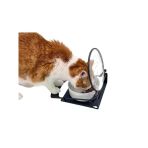 Otamatik Kapaklı Kedi Mama Kabı - 3D Baskı Malzeme, Siyah Ve Turkuaz