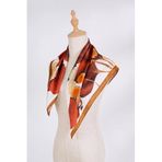 Otantik Çarşı Polyester Şal, 69 cm, 69197, kırmızı, kadın