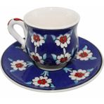 Otantik Çini Osmanlı Tendü Model Tekli Fincan