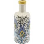 Otantik Çini Sarı Kapak Lale Dekor Mutfak Tipi Yağ Şişesi 900Ml