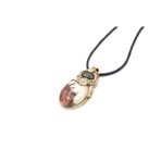Otantik Doğal Labradorit Jasper 002 Kolye Ucu