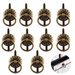 OTCRAFT 40 adet antik bronz dekoratif kutu, çekme kulpları, metal, takı kutusu için, küçük güneş, kendin yap koleksiyon defteri, el işi, albüm, menü, mobilya, dolap, ahşap kutu için dekoratif
