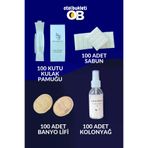 otel bukleti Otel Tipi Etiketli Kolonya + Sabun + Banyo Lifi + Kulak Pamuğu 400 Adet Seyahat Boy Set obotelbukletset5