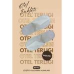 otel bukleti Tek Kullanımlık 90 Gr Tela Terlik 4,5 Mm Polietilen Taban 90grterlikbuklet