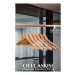 Otel Tip Askı 6 lı Set Ahşap Vincentis Devoto Design 719598
