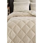 Otelonia Striped Jakarlı Wellsoft Tek Kişilik Uyku Seti Lastikli Çarşaflı 3 Parça