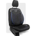 Otexo Carbon Taytüyü Airbag Uyumlu Ortopedik Destekli Universal Oto Koltuk Kılıfı Siyah - Mavi Ip
