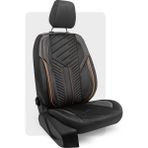 Otexo Panther Taytüyü Ortopedik Destekli Airbag Uyumlu Universal Oto Koltuk Kılıfı Siyah - Turuncu Ip