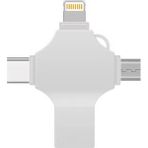 Otg 4ın1 Cep Telefonu Çok Fonksiyonlu USB Flash Bellek 128 GB Type-C, Micro Sd ve Kart Okuyucu - Altın