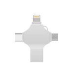 Otg 4in1 Cep Telefonu Çok Fonksiyonlu Usb Flash Bellek 128 Gb Type-c, Micro Sd Ve Kart Okuyucu FRTKGT55EM-EM-128gb