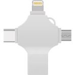 Otg 4in1 Cep Telefonu Çok Fonksiyonlu USB Flash Bellek Type-C, Micro Sd ve Kart OKUYUCU64/128GB - 64GB