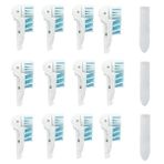 Othanary Oral-B Cross Action Power 3733 4732 ile Uyumlu Hassas Yedek Diş Fırçası Başlıkları Yedek, Temiz Dönen Güç Başlığı ve Çapraz Kıllar (Beyaz)