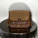 Otho Bag Otantik Osmanlı Desenli Kadın Omuz Çantası - Bordo