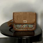 Otho Bag Otantik Osmanlı Desenli Kadın Omuz Çantası - Turkuaz
