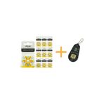 Oticon 10 Numara Işitme Cihazı Pili (10 Paket X 6= 60 Adet) + Hediye Pil Ölçer, Yesmed