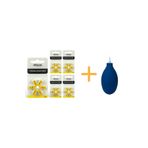 Oticon 10 Numara Işitme Cihazı Pili (5 PAKET X 6 ADET= 30 ADET PİL) Hediye Puar, Yesmed