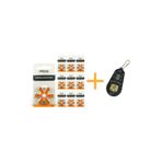 Oticon 13 Numara Işitme Cihazı Pili (10 Paket x 6= 60 Adet) + Pil Ölçer, Yesmed