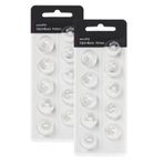 Oticon Değiştirmeleri için İşitme Cihazı Kubbeleri, Oticon Minifit Açık Havalandırma Bas Kubbeleri (10 mm/2 Paket), Oticon İşitme Cihazı Malzemeleri için Evrensel Kubbeler.