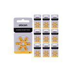 Oticon Işitme Cihaz Pili 10 Numara 6'lı 10 Paket 60 Adet Işitme Cihaz Pili