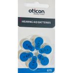 Oticon İşitme Cihazı Pili 6 Adet No:675