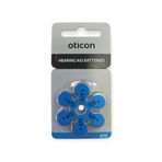 Oticon İşitme Cihazi Pili 6'lı No:675 Toplam 10x6=60 adet