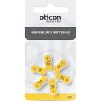 Oticon Işitme Cihazı Pili Oticon 10 Numara
