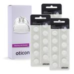 Oticon MiniFit Power (6 mm - Küçük) 30 Kubbe, Orijinal OEM Danimarka Değiştirmeleri, Oticon Bernafon Sonic MiniRITE İşitme Cihazı Malzemeleri için Oticon İşitme Cihazı Kubbeleri - 3 Paket / 30 Kubbe