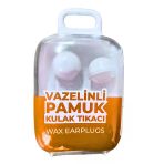 Otiflex Vazelinli Pamuk Kulak Tıkacı 2Li 1 Adet Mini Taşıma Kutusu Hediye