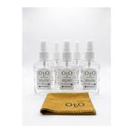 otio 5 Adet Gözlük ve Ekran Temizleme Spreyi 50 ml 1 Adet Mikrofiber Temizleme Mendili