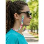 Otio Eyewear Akrilik Renkli Gözlük Zinciri, Yetişkin ve Çocuk Gözlük Zinciri, Güneş ve Numaralı Gözlük Zinciri