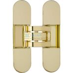 OTLAV GİZLİ GÖMME AYARLI KAPI MENTEŞESİ PARLAK ALTIN 120 * 30 MM.