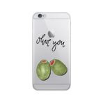 OTM Essentials Olives, I Love You Cep Telefonu Kılıfı iPhone 6/6S/7 için - Yeşil