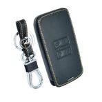 OTMIK Deri Auto Smart Key Protector Case Cover Anahtarlık Renault Captur Koleos Kadjar Arkana Megane Dacia Duster Sandero Key Shell Aksesuar (kahverengi)