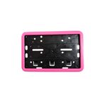 Oto Aksesuarcım Çerçeveli Motor Plakalık Plaka Altlığı Pembe 17x26 cm