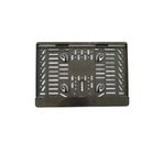 Oto Aksesuarcım Çıtalı Kare Plastik Plakalık Motosiklet Plaka Altlığı 25X16CM