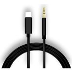 Oto Aksesuarcım Concord JH-023 Lightning Aux Çevirici 3.5mm Aux Çevirici Kablo Otg 1 Metre Siyah