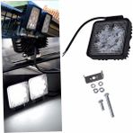 Oto Aksesuarcım LED Projektör Çalışma Sis Lambası Kare 12V 9 Ledli