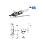 Oto Aksesuarcım Super Light H1 Halojen Far Ampülü 12 Volt 60-55 Watt