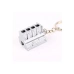 Oto Araba Anahtarlık Motor Blok Metal