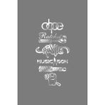 Oto Arka Cam Sticker Model 5 Ingilizce Beyaz 40*20 cm - Siyah - Standart