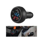 Oto Çakmaklık Usb Şarj Soketi Voltmetre Termometre 12/24V Mavi (514252652)
