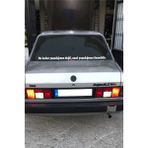 Oto Cam Yazı Sözleri Ticari-Servis-Dolmuş-Panelvan Uzun Sticker Model 4 - Siyah - Standart