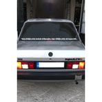 Oto Cam Yazı Sözleri Ticari-Servis-Dolmuş-Panelvan Uzun Sticker Model 44 - Siyah - Standart