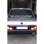 Oto Cam Yazı Sözleri Ticari-Servis-Dolmuş-Panelvan Uzun Sticker Model 5 - Siyah - Standart