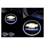 Oto Çizgi Chevrolet Pilli Yapıştırmalı Kapı Altı LED Hayalet Logo Mesafe Se
