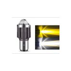 Oto Çizgi Motosiklet Mercekli S2 Far Ampulü Led Far Sarı-beyaz Csp Led S2 Uzun Kısa
